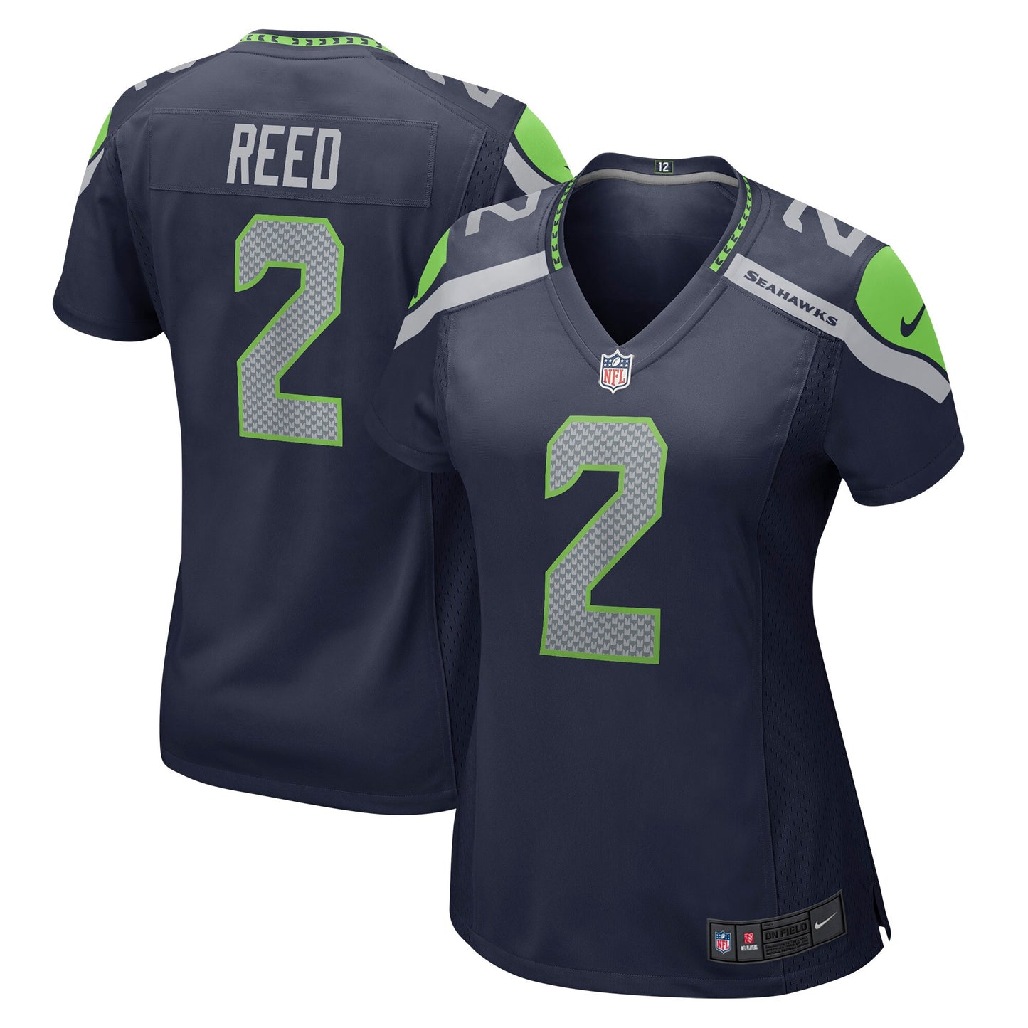 D.J. Reed Seattle Seahawks Nike Women's Player Game Jersey - College Navy