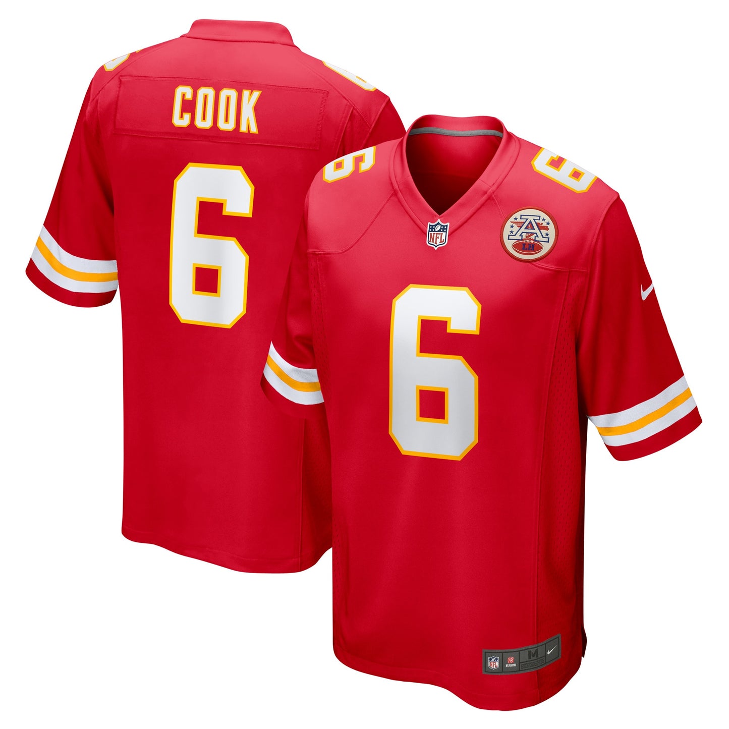 Bryan Cook Kansas City Chiefs Nike Game Player Jersey - Red