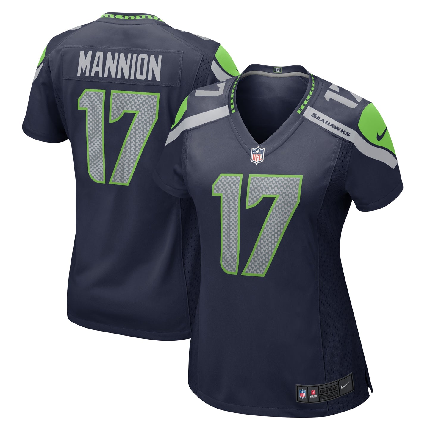Sean Mannion Seattle Seahawks Nike Women's Home Game Player Jersey - College Navy