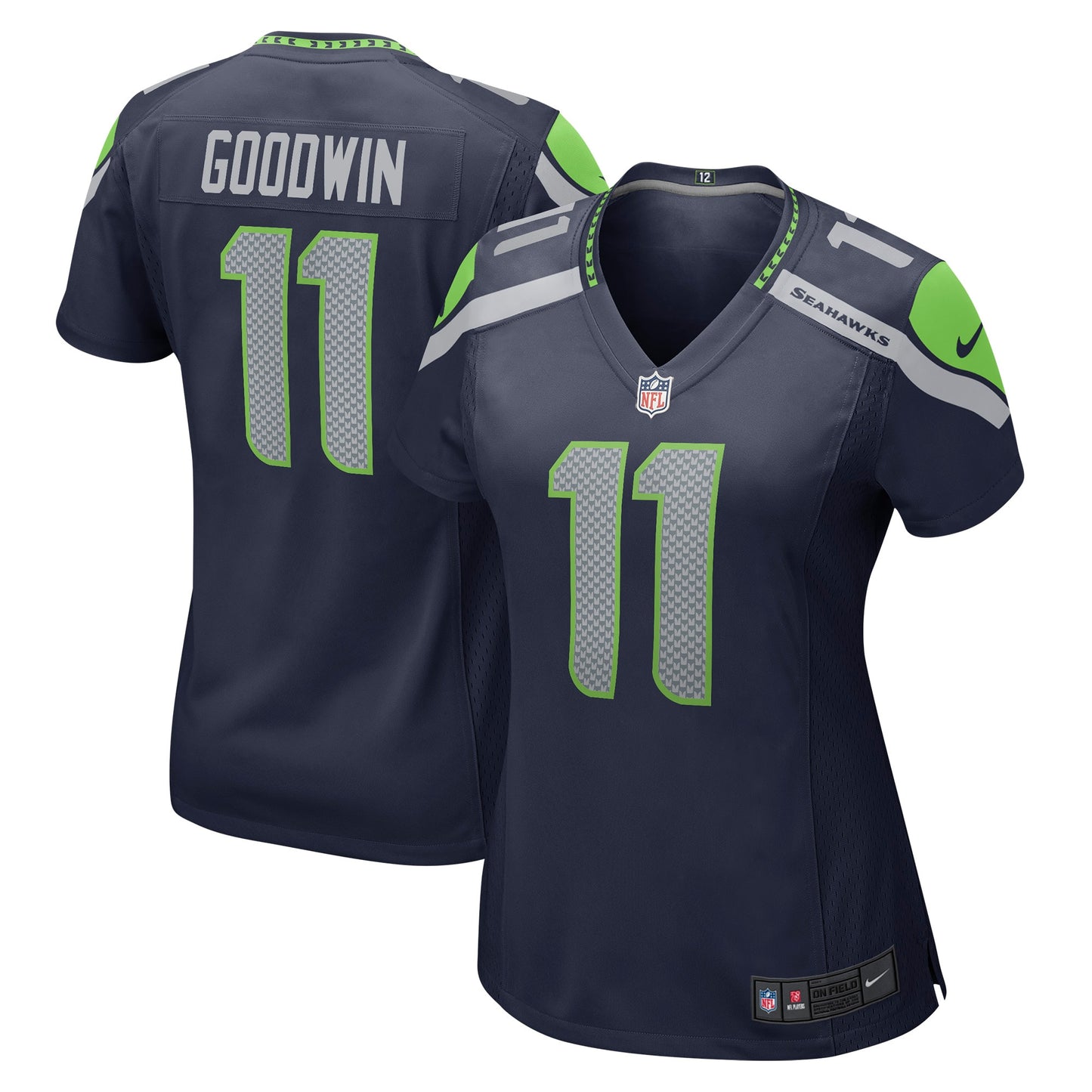 Marquise Goodwin Seattle Seahawks Nike Women's Home Game Player Jersey - College Navy