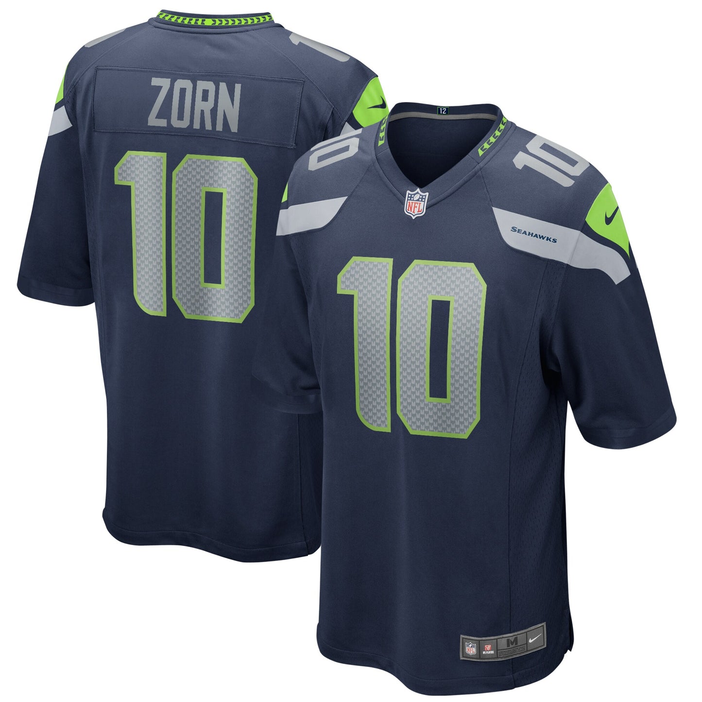 Jim Zorn Seattle Seahawks Nike Game Retired Player Jersey - College Navy