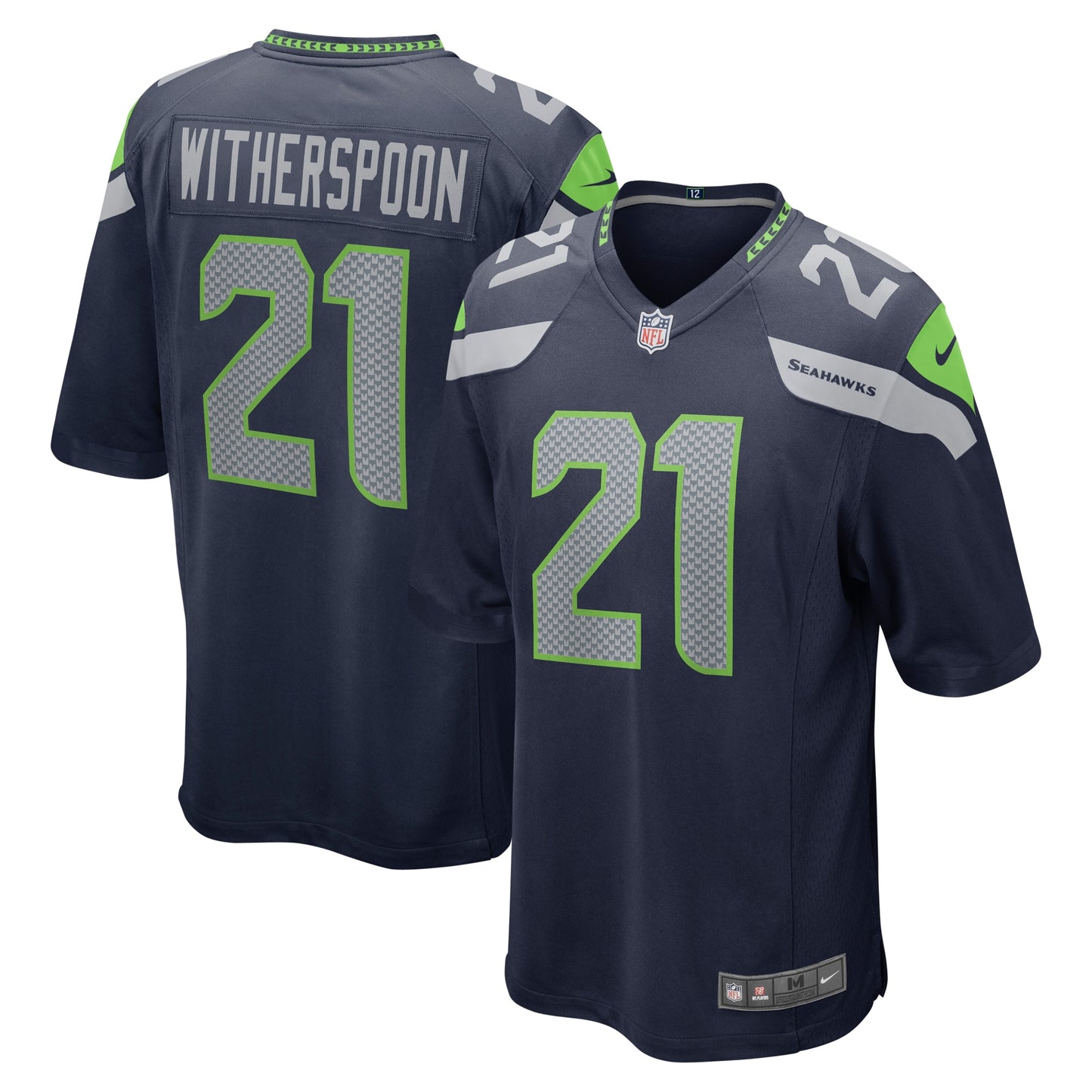 Devon Witherspoon Seattle Seahawks Nike 2023 NFL Draft First Round Pick Game Jersey - College Navy