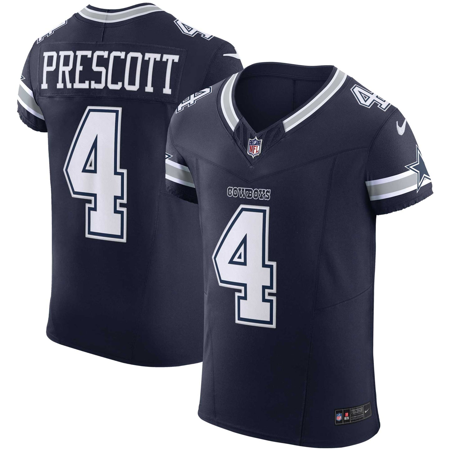 Dak Prescott Dallas Cowboys Nike Vapor F.U.S.E. Elite Jersey - Navy