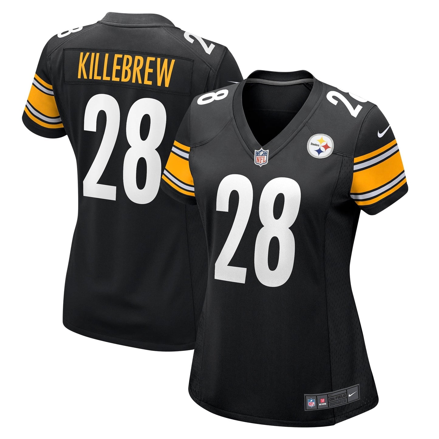 Women's Nike Miles Killebrew Black Pittsburgh Steelers Game Jersey
