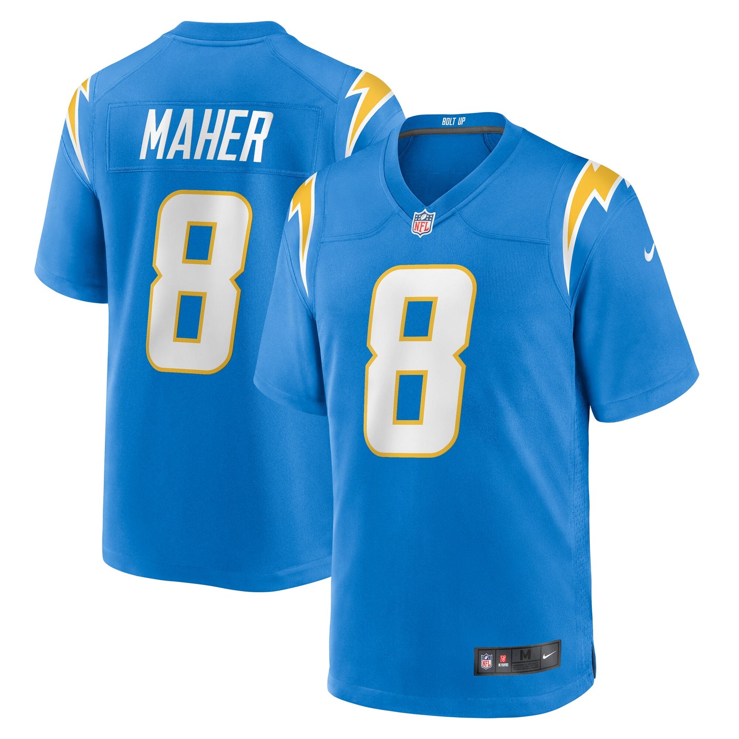 Brett Maher Los Angeles Chargers Nike Team Game Jersey -  Powder Blue
