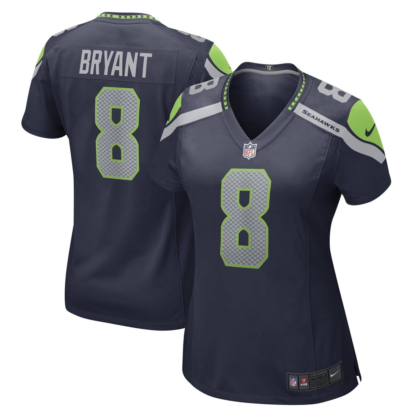 Women's Nike Coby Bryant College Navy Seattle Seahawks Game Player Jersey