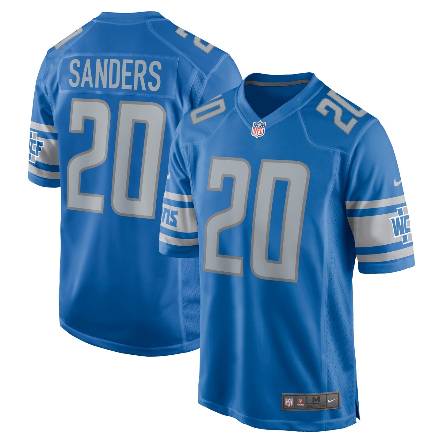 Barry Sanders Detroit Lions Nike Game Retired Player Jersey - Blue