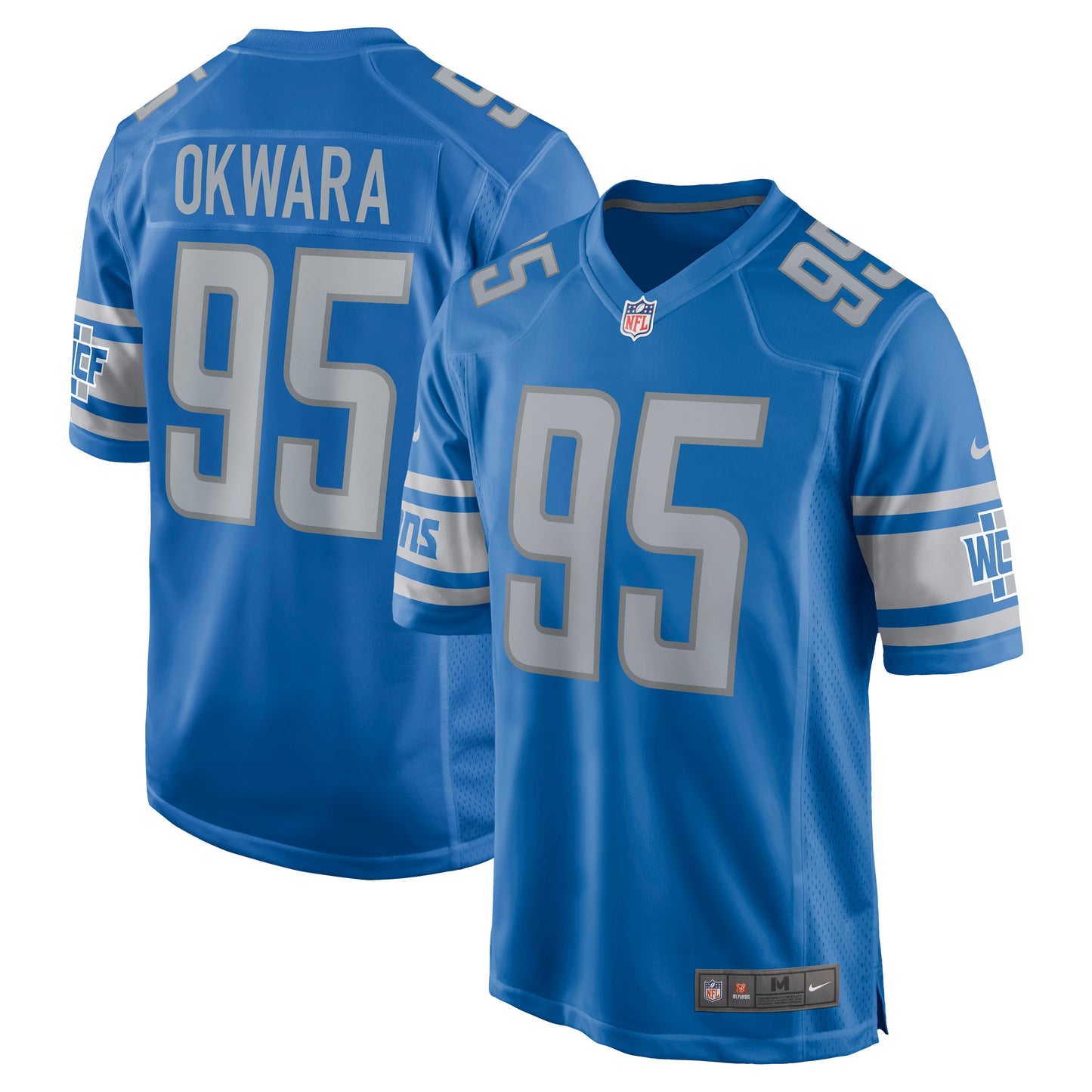Romeo Okwara Detroit Lions Nike Game Jersey - Blue