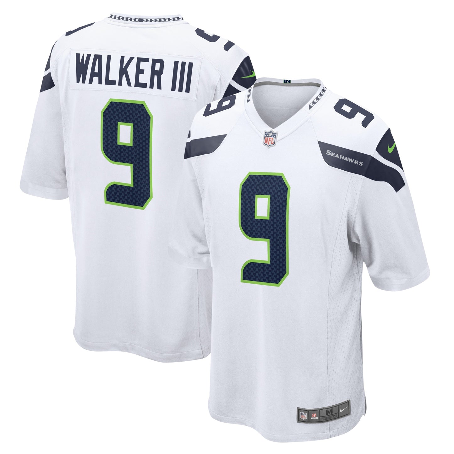 Kenneth Walker III Seattle Seahawks Nike Away Game Player Jersey - White