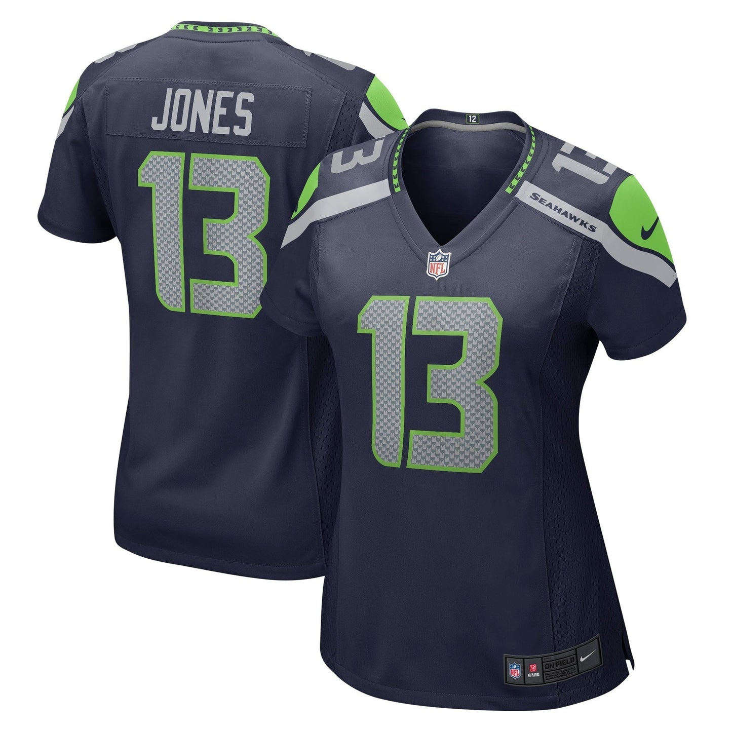 Women's Nike Josh Jones College Navy Seattle Seahawks Home Game Player Jersey