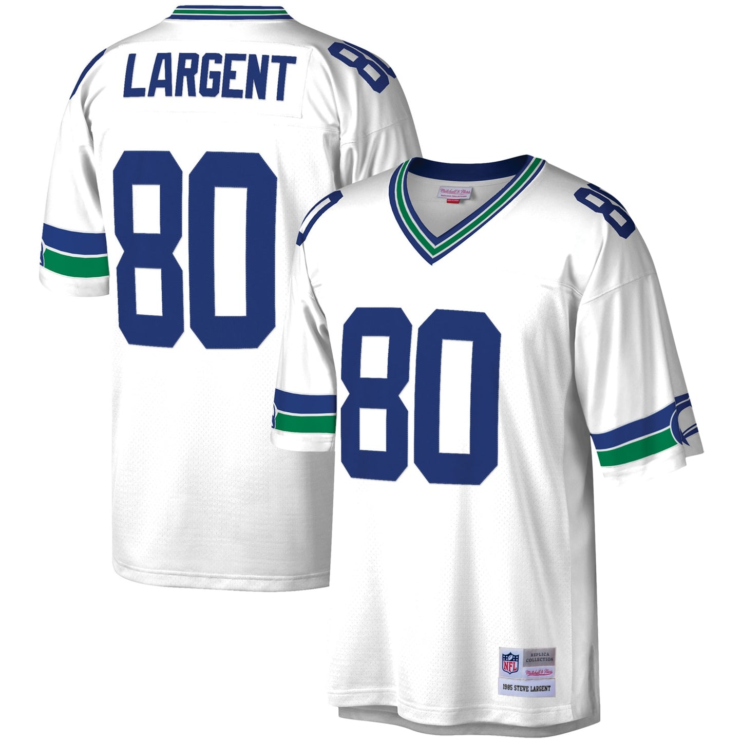 Steve Largent Seattle Seahawks Mitchell & Ness Legacy Replica Jersey - White