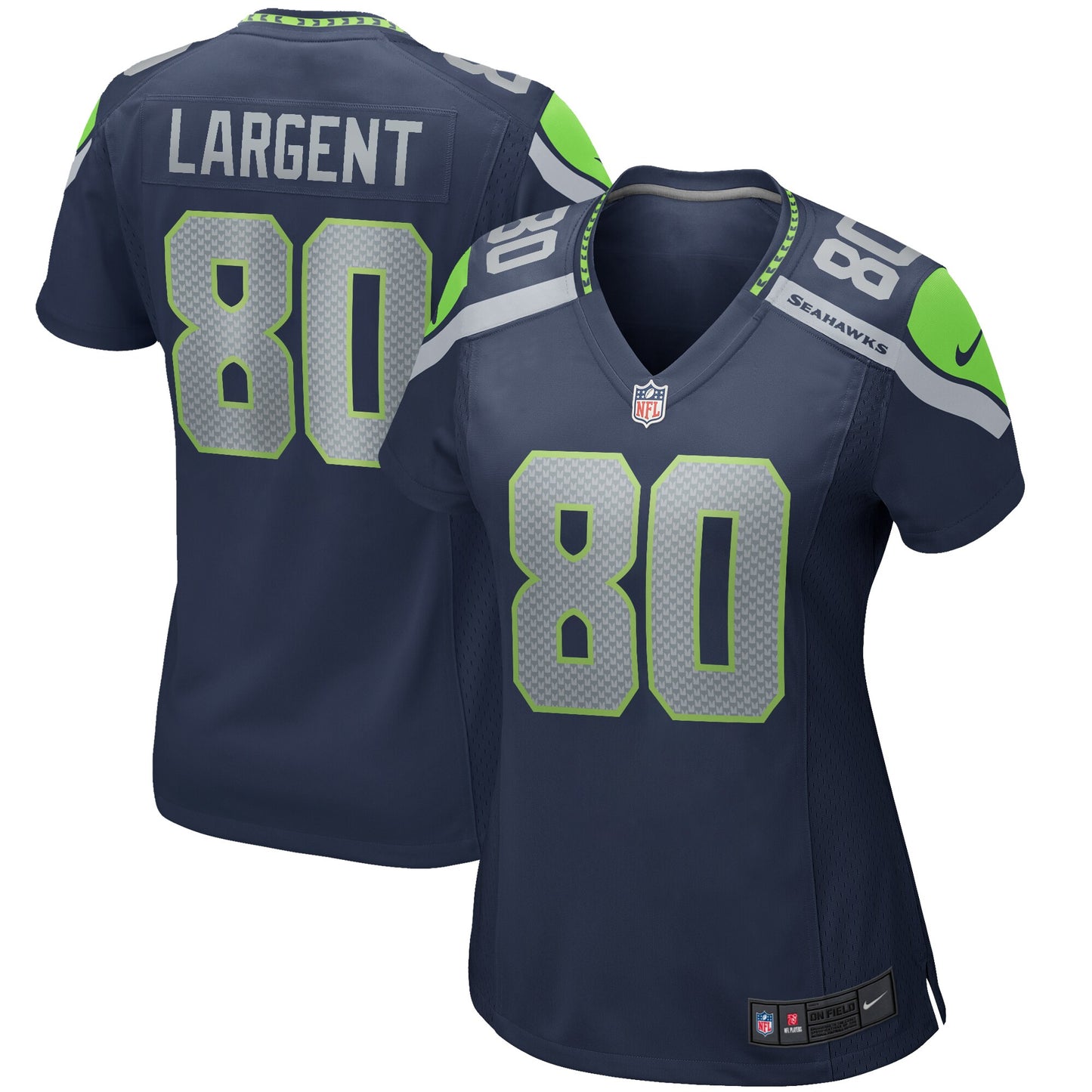 Steve Largent Seattle Seahawks Nike Women's Game Retired Player Jersey - College Navy