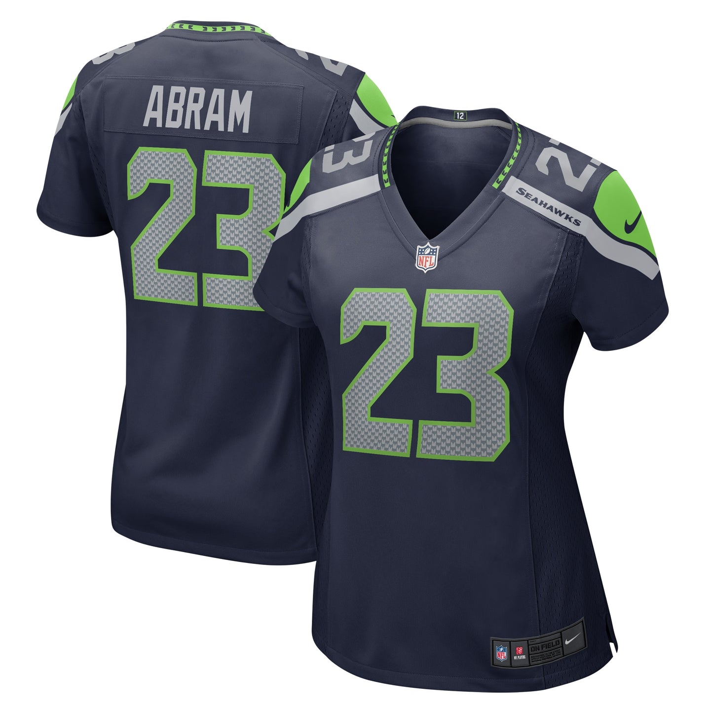 Johnathan Abram Seattle Seahawks Nike Women's Home Game Player Jersey - College Navy