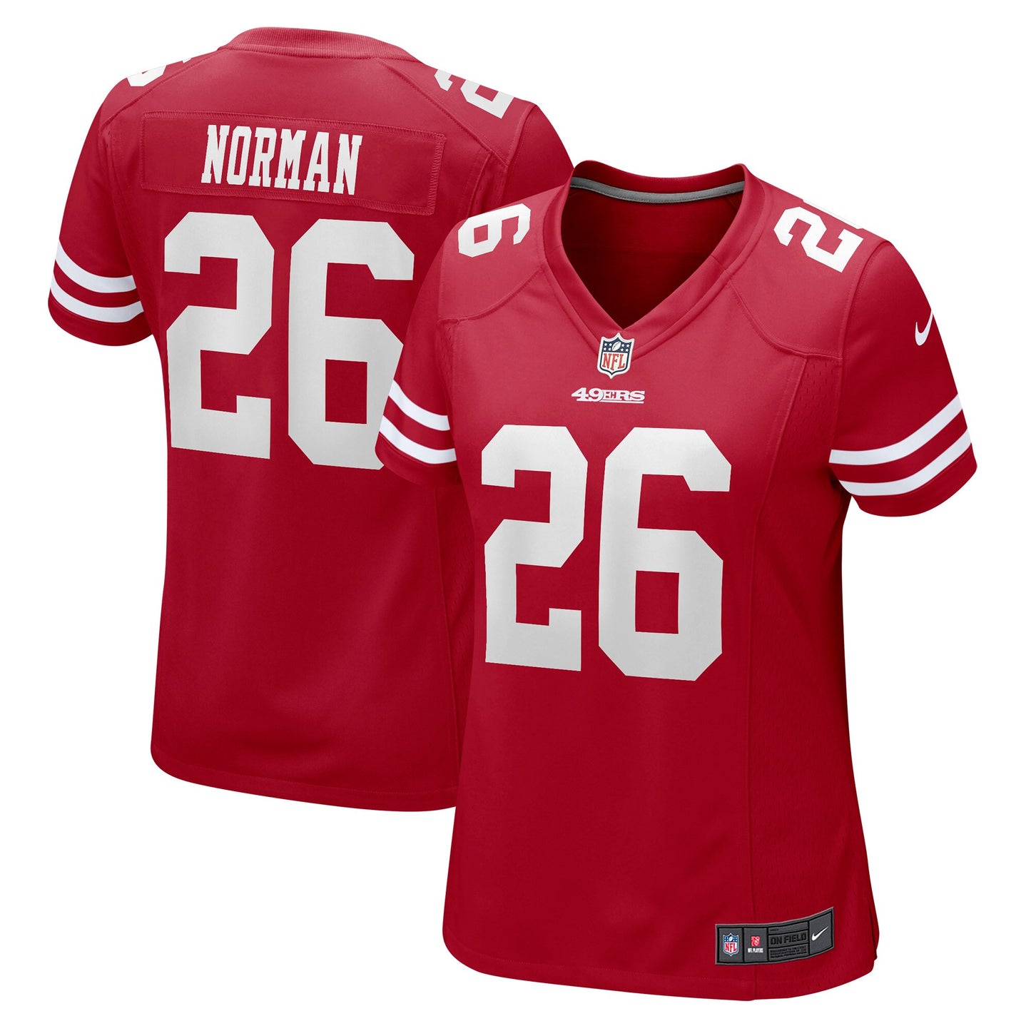 Josh Norman San Francisco 49ers Nike Women's Game Player Jersey - Scarlet